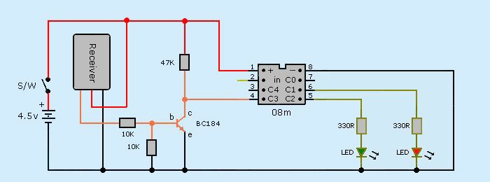 receiver with tran to base