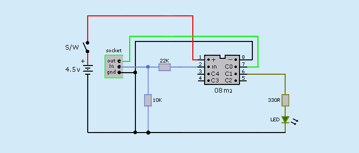 LED sourcing current